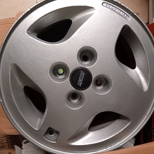 Fiat rims used, set of 4 with minor edge damage
