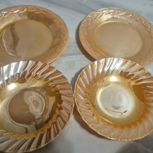 American plates used, set of 4, 1960s Anchor USA