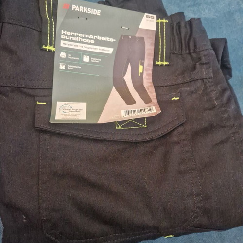 Parkside Work Pants Size 56 New