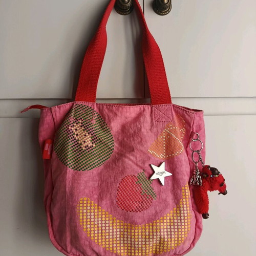 Kipling shoulder bag pink like new 00s