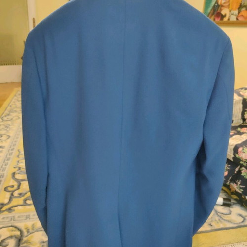 Vintage silk Goodyear jacket used, blue