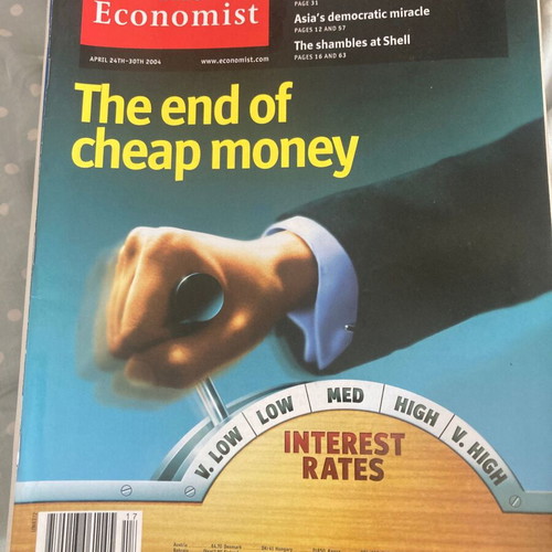 The Economist magazine collection 2004–2005 like new, 28 issues