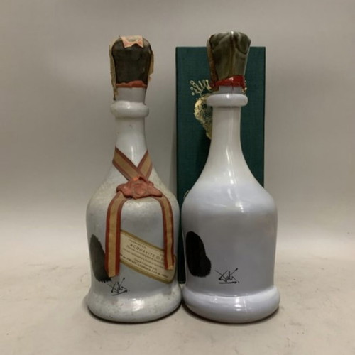 Brandy Conde de Osborne designed by Salvador Dalí set like new, vintage 1970s
