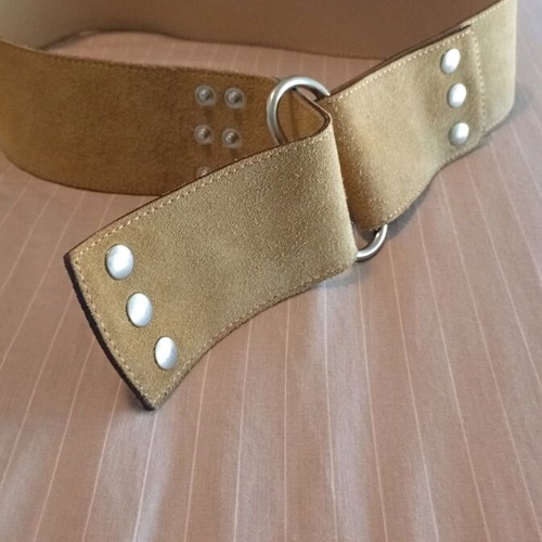 Benetton women's belt like new, beige, size 90