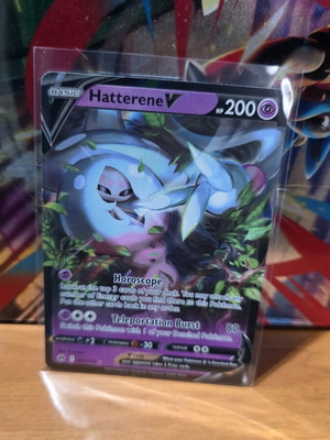 Hatterene V 065/159 Crown Zenith Pokemon Card like new