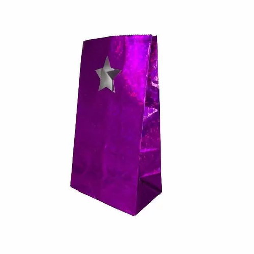 Gift bag - metallic fuchsia pouch 23x12.5x7cm new