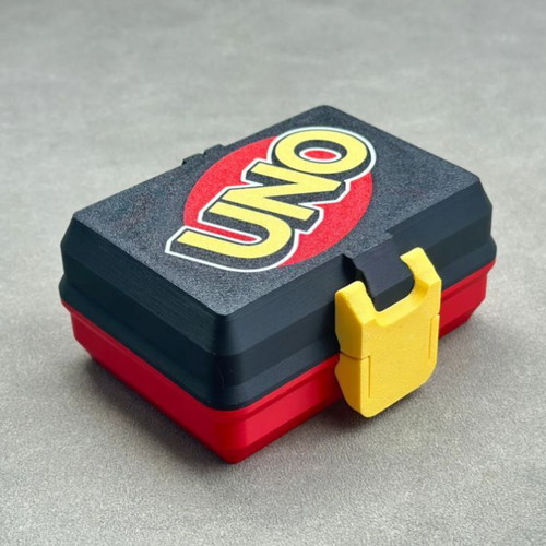 Uno Card Case with Snap Lock tray made to order