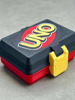 Uno Card Case with Snap Lock tray made to order