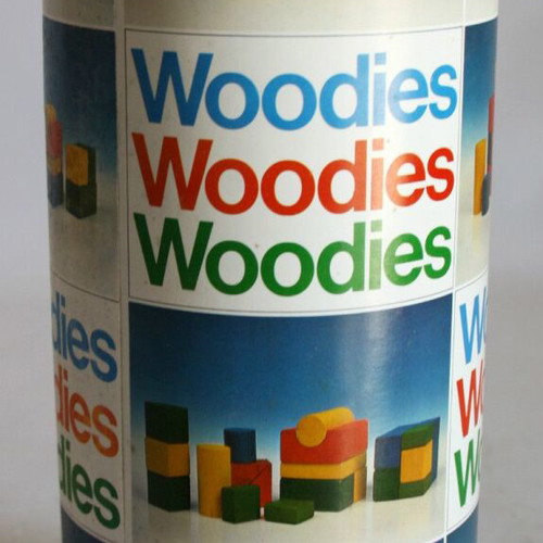 Vintage 70's Remoundo Woodies wooden toy new, made in Greece