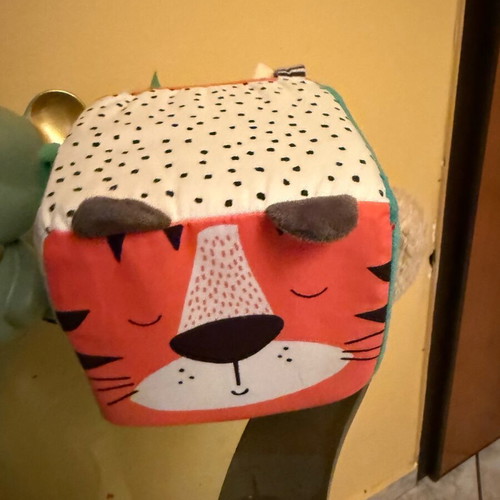 Soft Tiger Baby Block Toy new