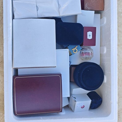 Jewelry boxes and cases, variety