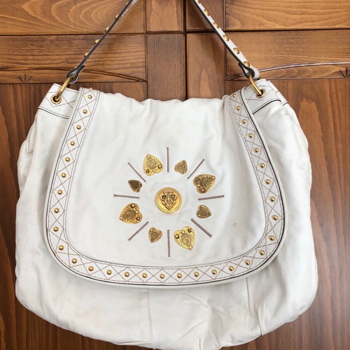 Gucci women's shoulder bag new, white, soft leather
