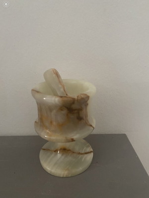 Marble mortar 10cm new