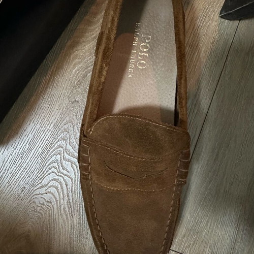 Polo Ralph Lauren men's suede shoes like new, brown, size 40