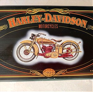 Harley Davidson συλλεκτικό αριθμημένο κουτί με 2 τράπουλες