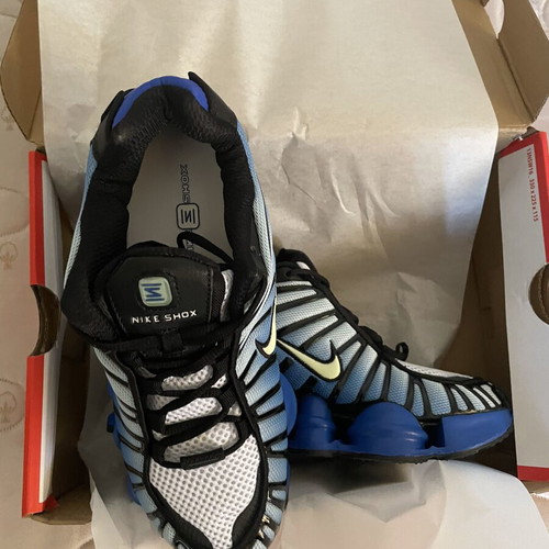 Nike Shox TL new with box, blue athletic shoes