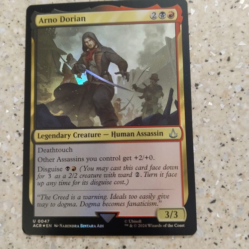 arno dorian mtg card Arno Dorian [Assassin's Creed]