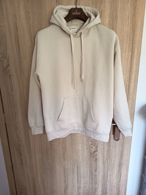 Pull & Bear cotton sweatshirt size S used, beige