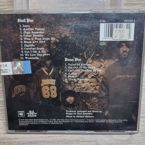 Skull and Bones double CD by Cypress Hill like new
