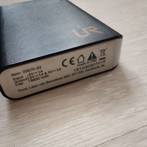 Powerbank Urban Revolt like new with USB cable