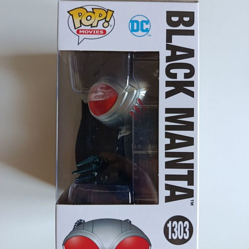 Funko Pop! Black Manta #1303 vinyl figure, like new