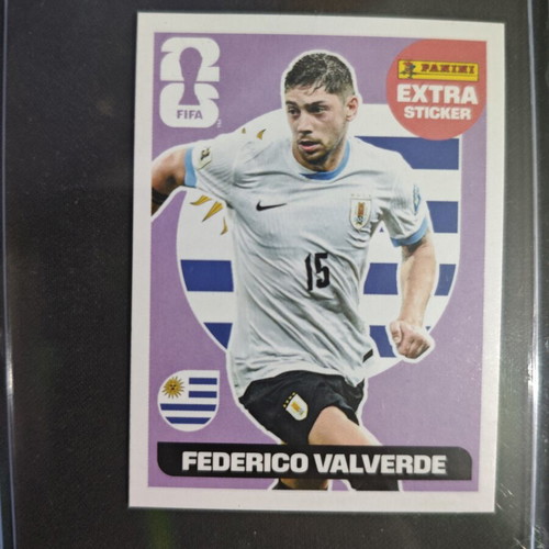 Federico Valverde Panini Extra Sticker World Cup 2026 new