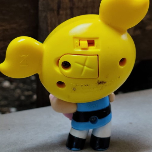 Bubbles figure with Octi used, The Powerpuff Girls collectible