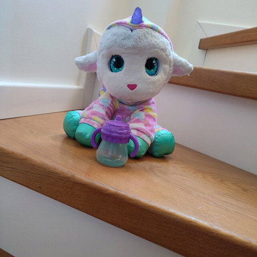 Hasbro furReal Sweet Jammiecorn lamb unicorn interactive plush toy used