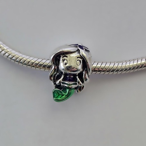 Charm Ariel Princess Silver S925 with Multicolor Enamel