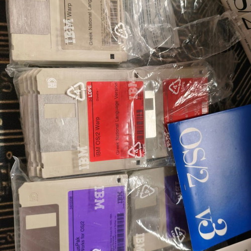 IBM OS/2 Warp Version 3 Greek National Language Edition mint condition, complete in box