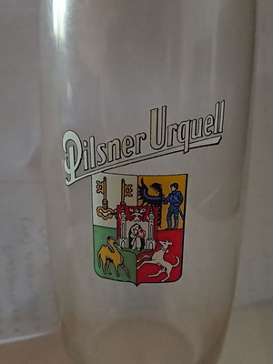 Ποτήρι μπύρας Pilsner Urquell συλλεκτικό καινούργιο