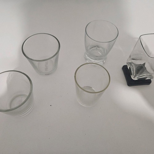 Glasses set of 5 like new for every moment of the day