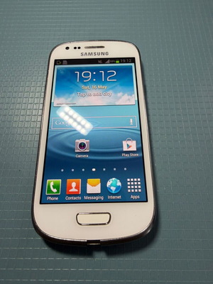 Samsung S3 Mini smartphone μεταχειρισμένο, άσπρο, Android