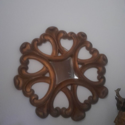 Polyurethane mirror like new, 96 cm diameter