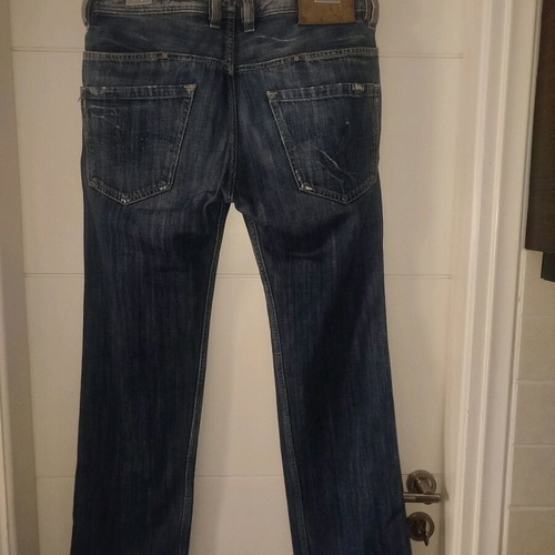Diesel men's jeans pants like new, size L, blue with buttons