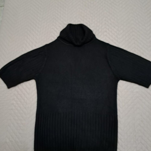 Pullover with short sleeves new, black, size S