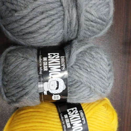 Drops Eskimo wool yarn set, 100% wool