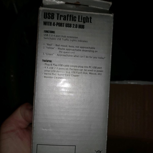USB Traffic Light USB hub with 4-port USB 2.0 new