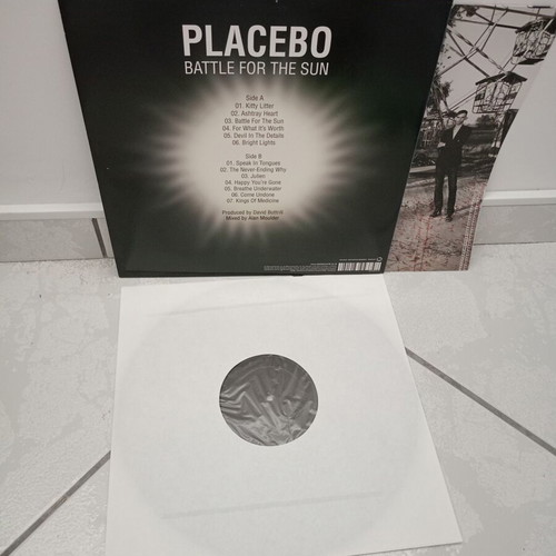 Placebo Battle For The Sun vinyl used, 2009, alternative rock