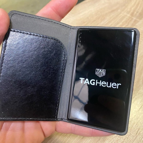 Tag Heuer Power Bank like new with leather case