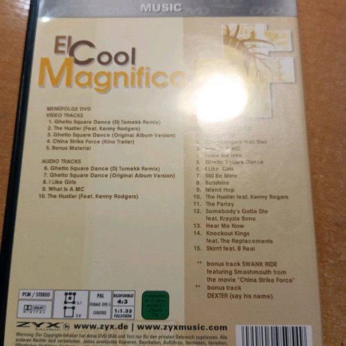 Coolio El Cool Magnifico DVD+CD new, hip-hop