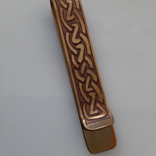Money clip 14K gold Celtic new