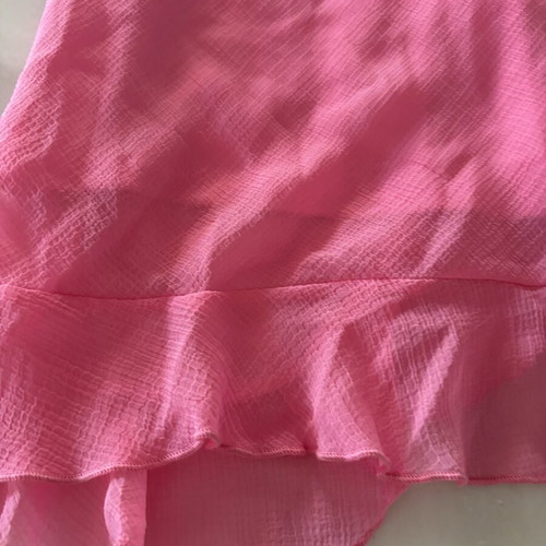 Bershka long airy dress fuchsia pink new, size small