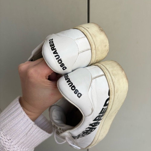 Dsquared2 sneakers used, white, size 41