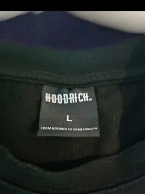 Hoodrich black t-shirt, size L