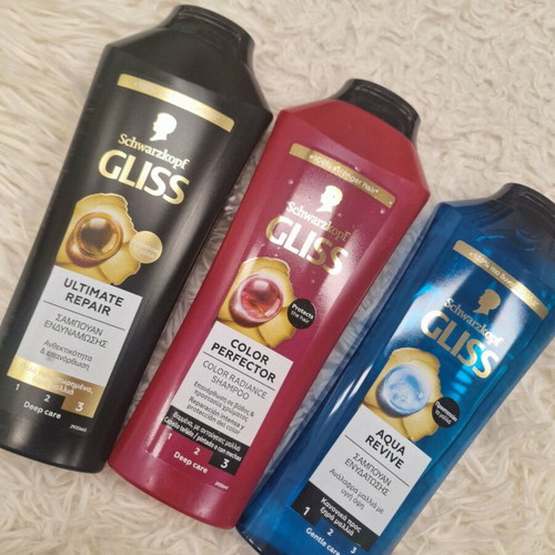Schwarzkopf Gliss shampoo set of 3 new
