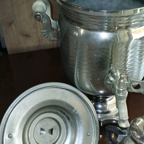 Soviet Tula Samovar 1975 like new with sugar bowl