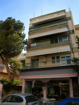 Apartment 125 m² in Thessaloniki Ampelokipoi, furnished with balcony and security door
