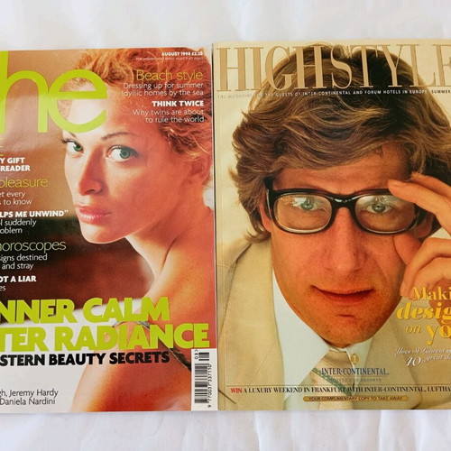 She and Highstyle magazines used, 1998, English