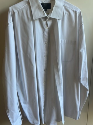 M&S Marcs and Spencer white dress shirt used with cuff sleeves